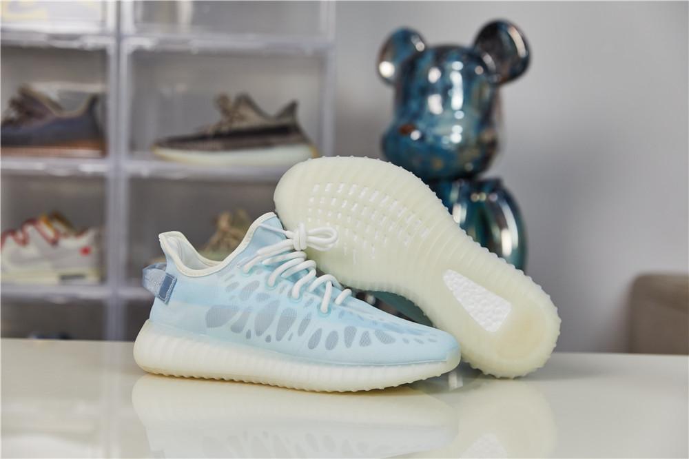 PK God adidas Yeezy Boost 350 V2 Mono Ice Retail materials ready to ship